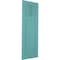 Ekena Millwork True Fit PVC San Miguel Mission Style Fixed Mount Shutters, Pure Turquoise, 15W x 45H, PR TFP001SM15X045PT - alternate 9